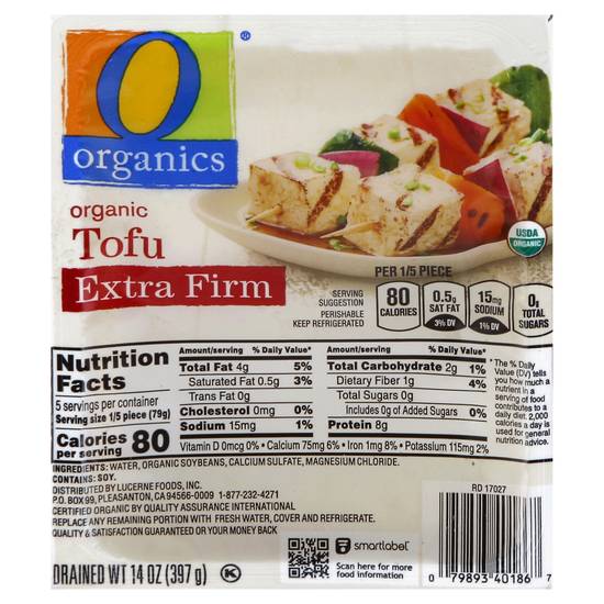 O Organics Organic Extra Firm Tofu