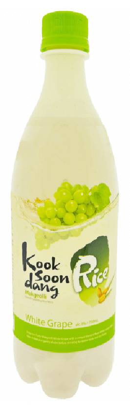 Kooksoondang White Grape, Makgeolli Rice Wine (750ml)
