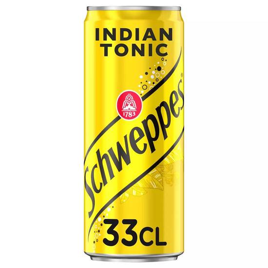 Canette Schweppes Indian Tonic 33cl