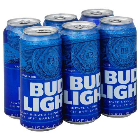 Bud Light 6 Pack 16oz Can
