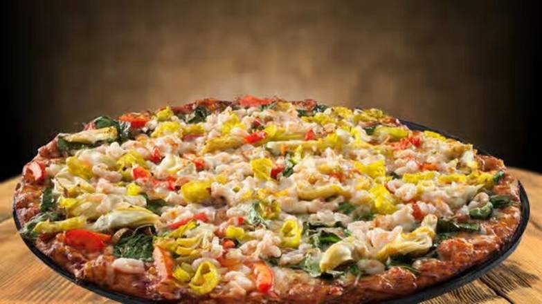 Shrimp and Artichoke Pizza