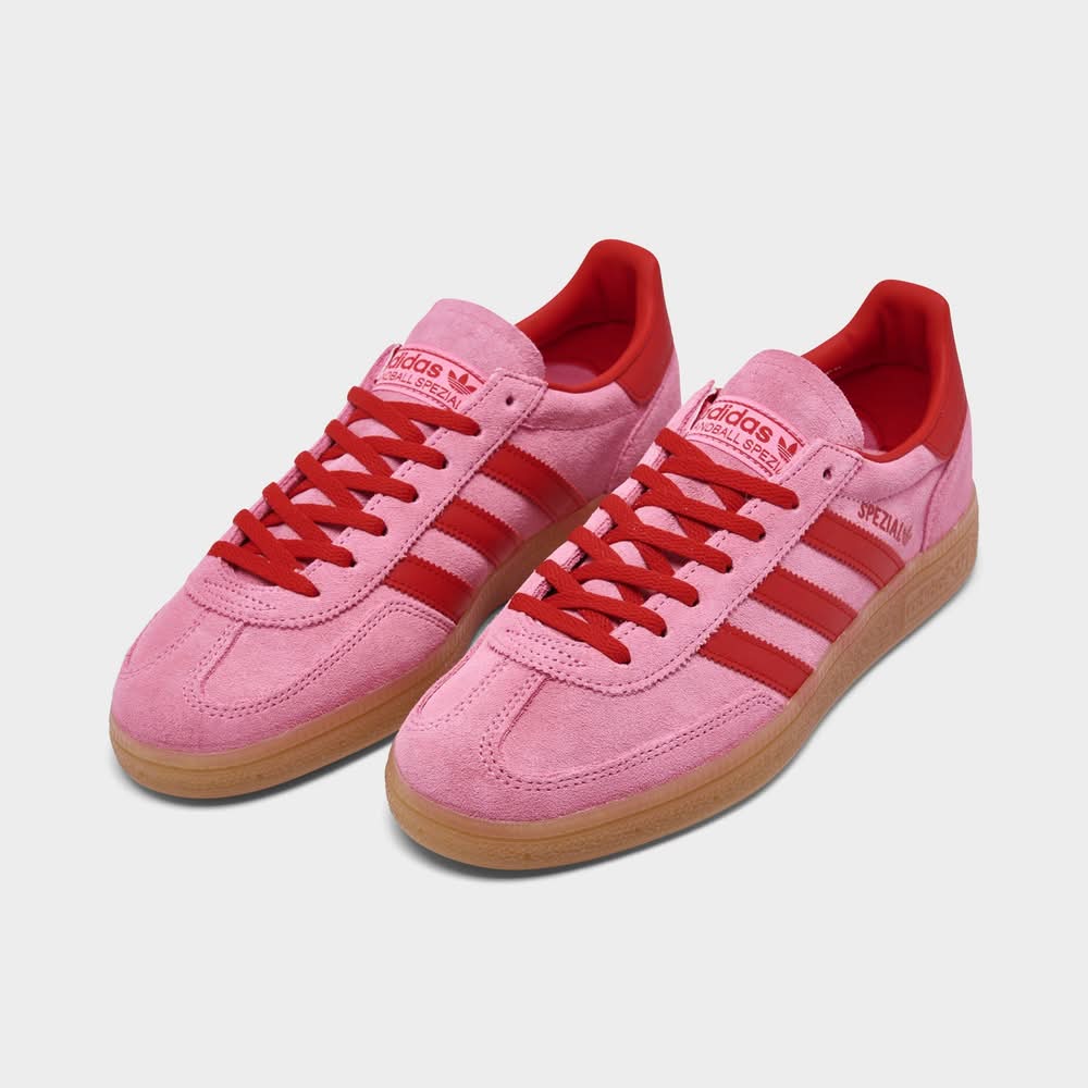 adidas gazelle silver green womens Women's adidas Originals Handball Spezial Shoes