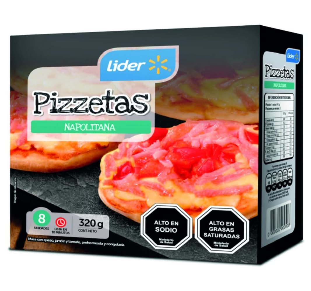 Lider · Pizzeta napolitana (8 un)