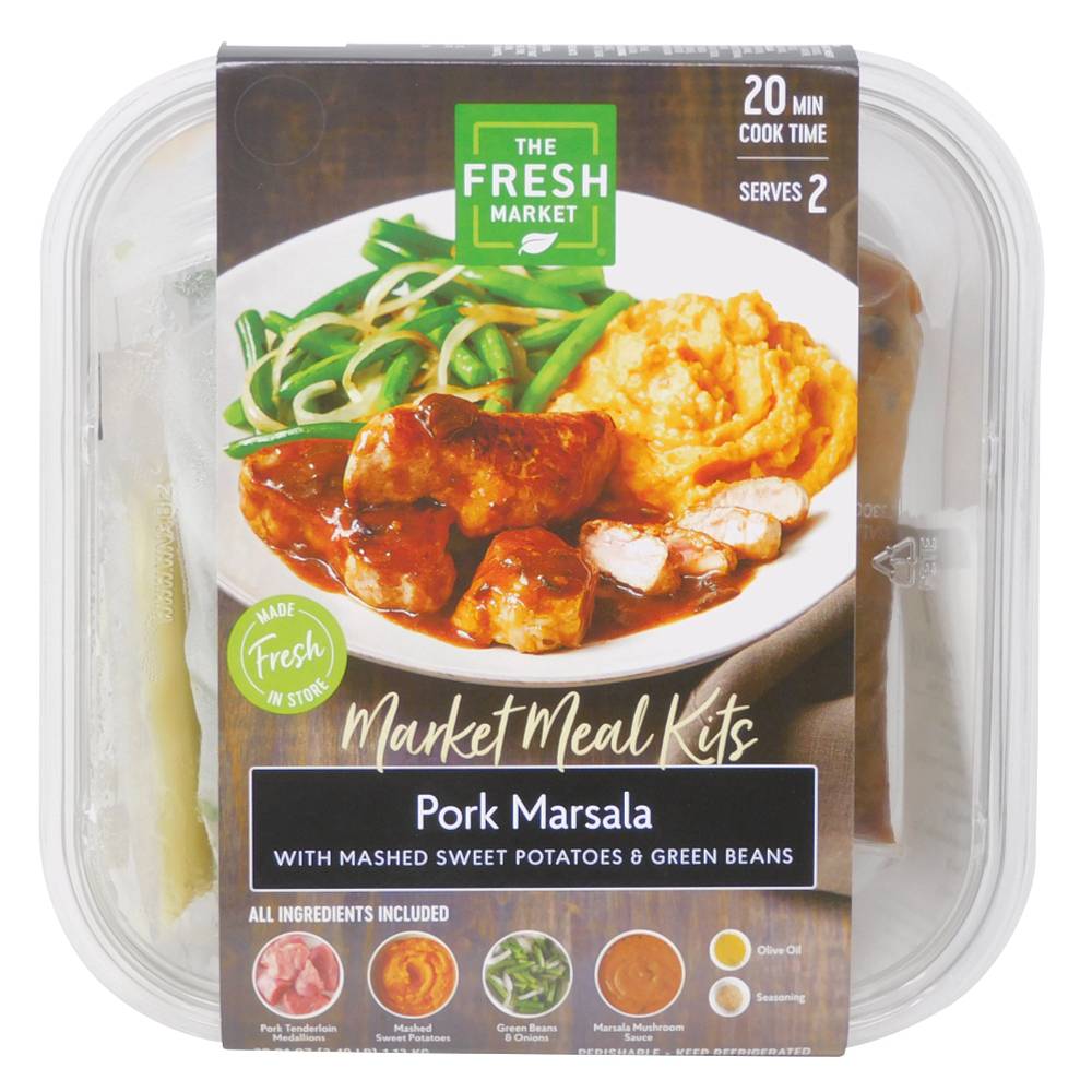 The Fresh Market Pork Marsala Market Meal Kit