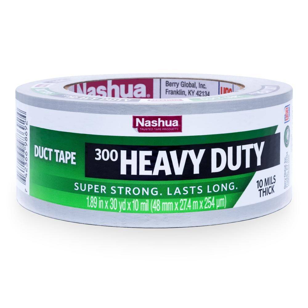 Nashua Tape 1.89 In. X 30 Yd. 300 Heavy-Duty Duct Tape In Silver Air Duct Accessory