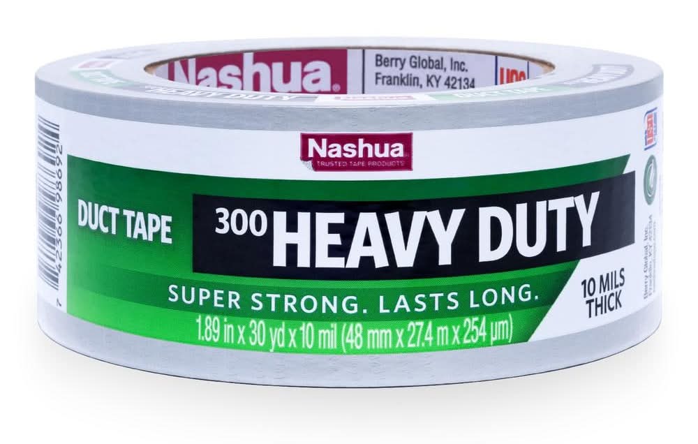 Nashua Tape 1.89 In. X 30 Yd. 300 Heavy-Duty Duct Tape In Silver Air Duct Accessory