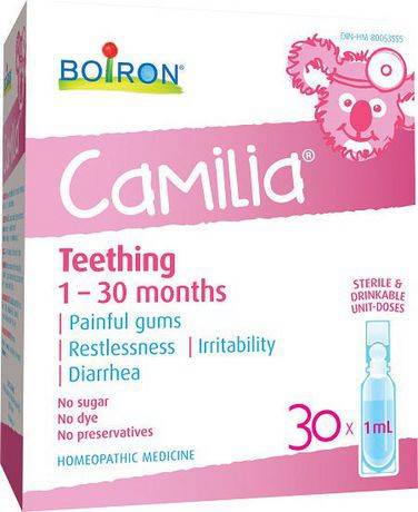 Boiron Camilia Baby Teething Drops (30 x 1 ml)