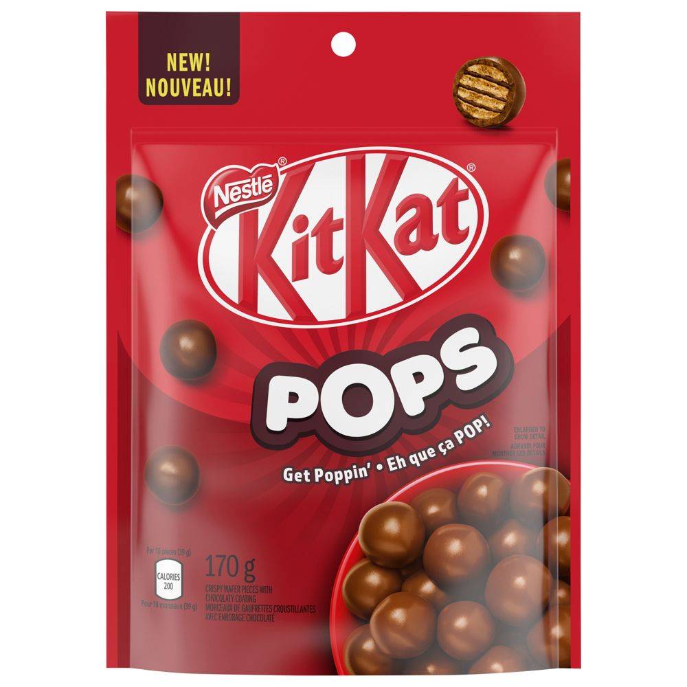 KitKat Pops Bite-Sized Snacks (12 x 170 g)