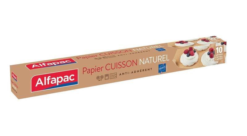 Papier cuisson naturel 10m