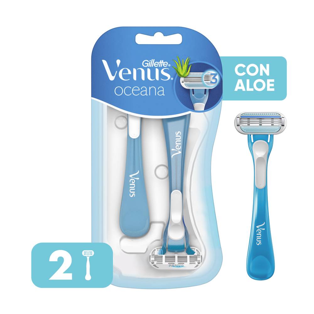 Gillette · Venus sensitive cartuchos para afeitar (2 un)