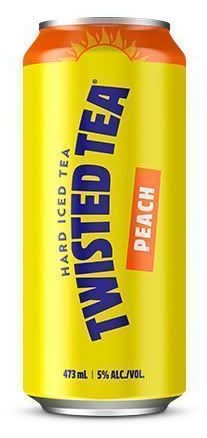 Twisted Tea Hard Iced Tea, Peach (473 ml)