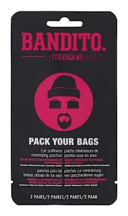 Bandito. By Masque B.A.R™ Pack Your Bags Patches 2-Pairs