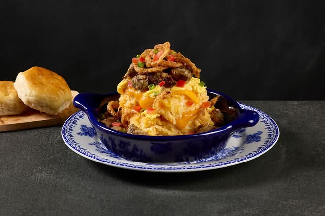 Steak & Egg Hashbrown Casserole