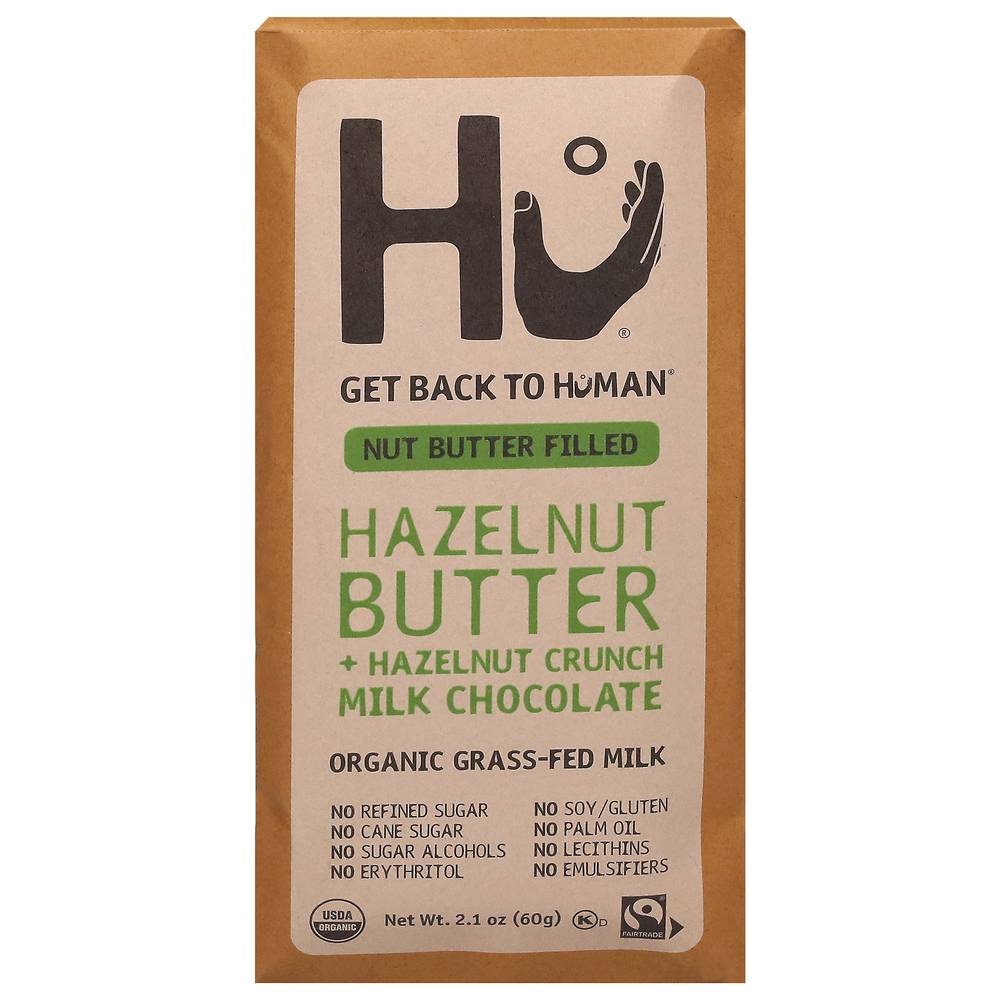 Hu Crunch Milk Chocolate Candy, Hazelnut Butter (2.1 oz)