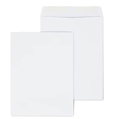 Staples Gummed Catalog Envelopes, 9L x 12H, White, 100/Box (50264/47286N)
