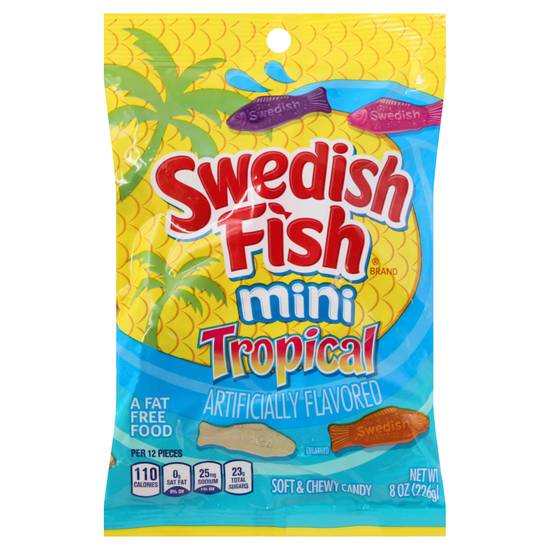 Swedish Fish Mini Tropical Soft & Chewy Candy