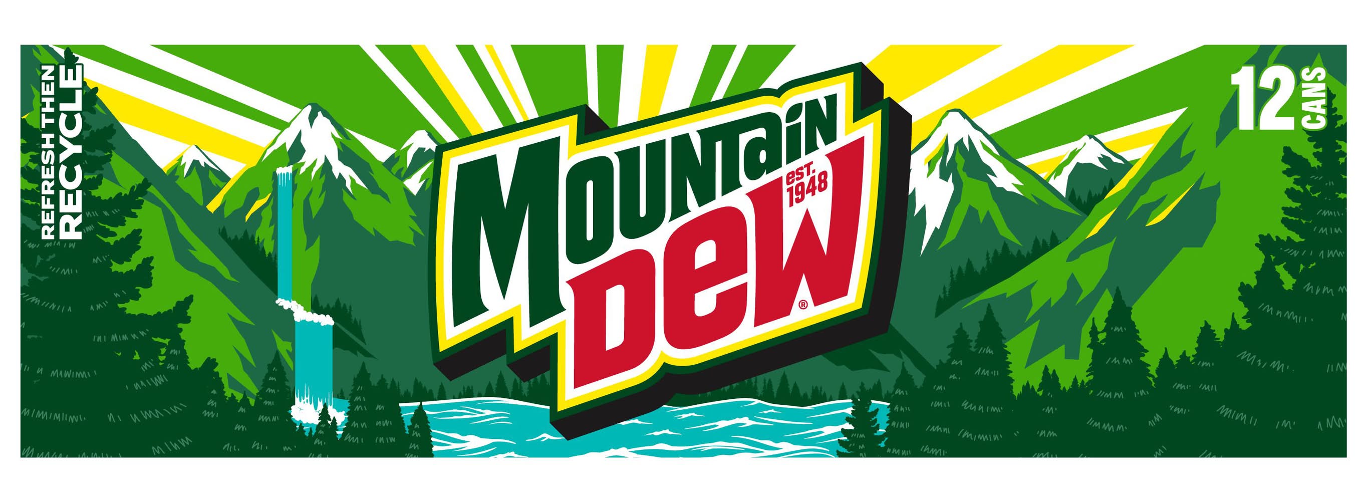 Mountain Dew Soft Drink (12 x 12 fl oz)