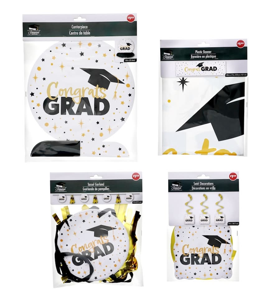 Seasonal Collection Graduation Assorted Party Décor
