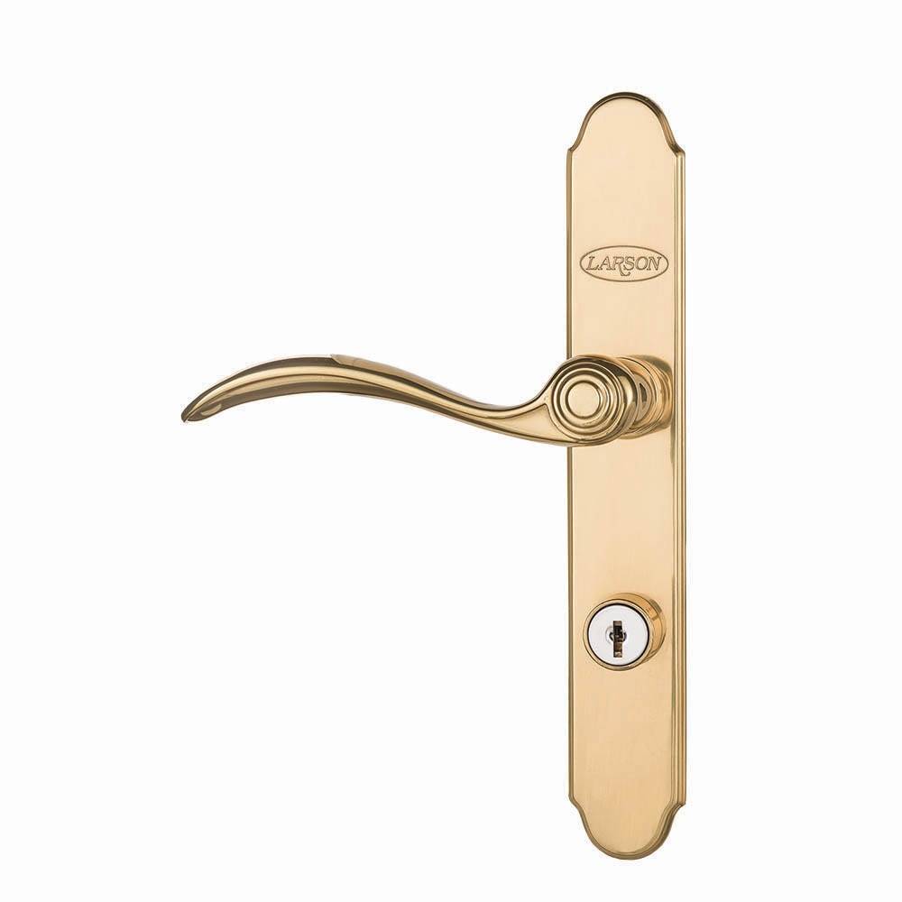 LARSON QuickFit Brass Lockable Storm Door Handleset | 20297807