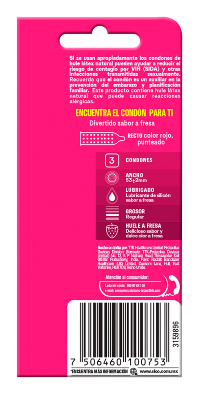 Sico Condones play fresa Delivery Near Me | Order Online | Uber Eats