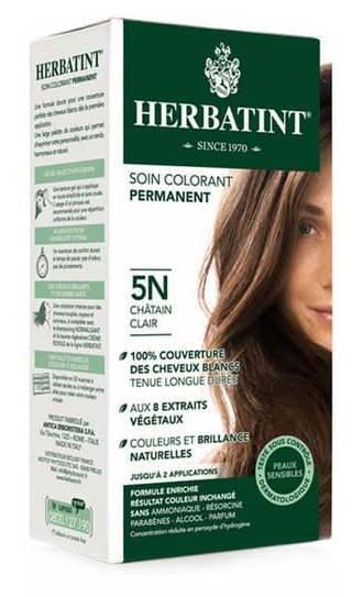 Tinta Cabelo N5 Castanho Claro Herbatint emb. 150 ml