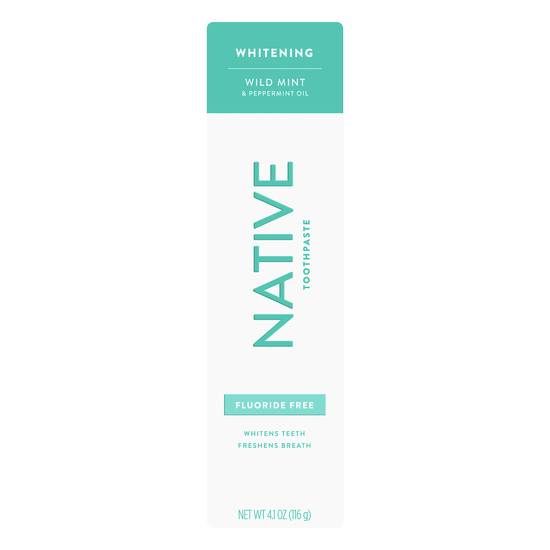 Native Whitening Wild Mint & Peppermint Oil Toothpaste