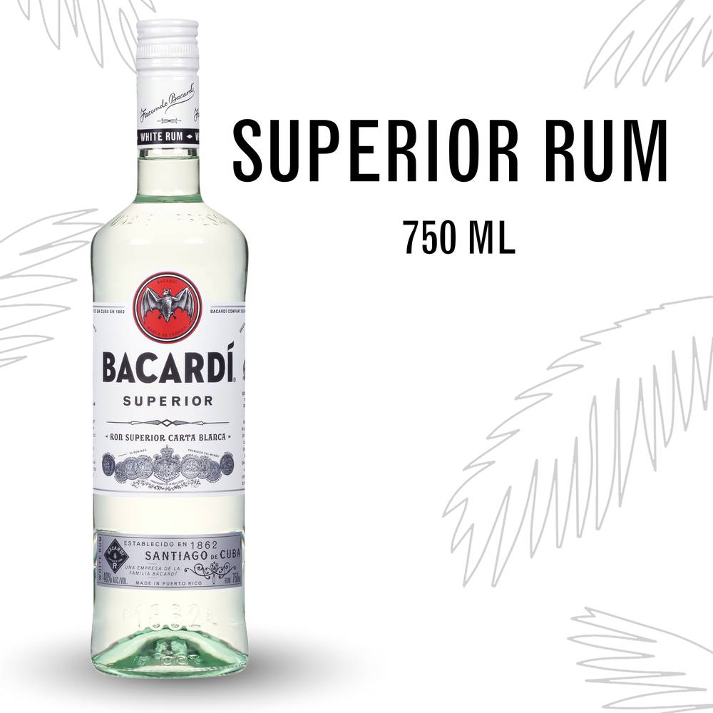 Bacardí Superior White Rum (750 ml)