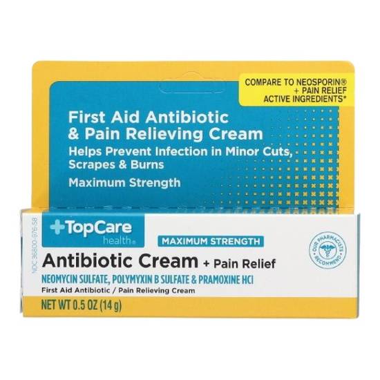 Top Care Antibiotic Cream + Pain Relief