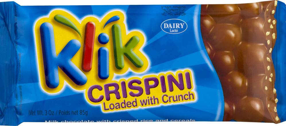 Klik Crispin Milk Chocolate (3 oz)