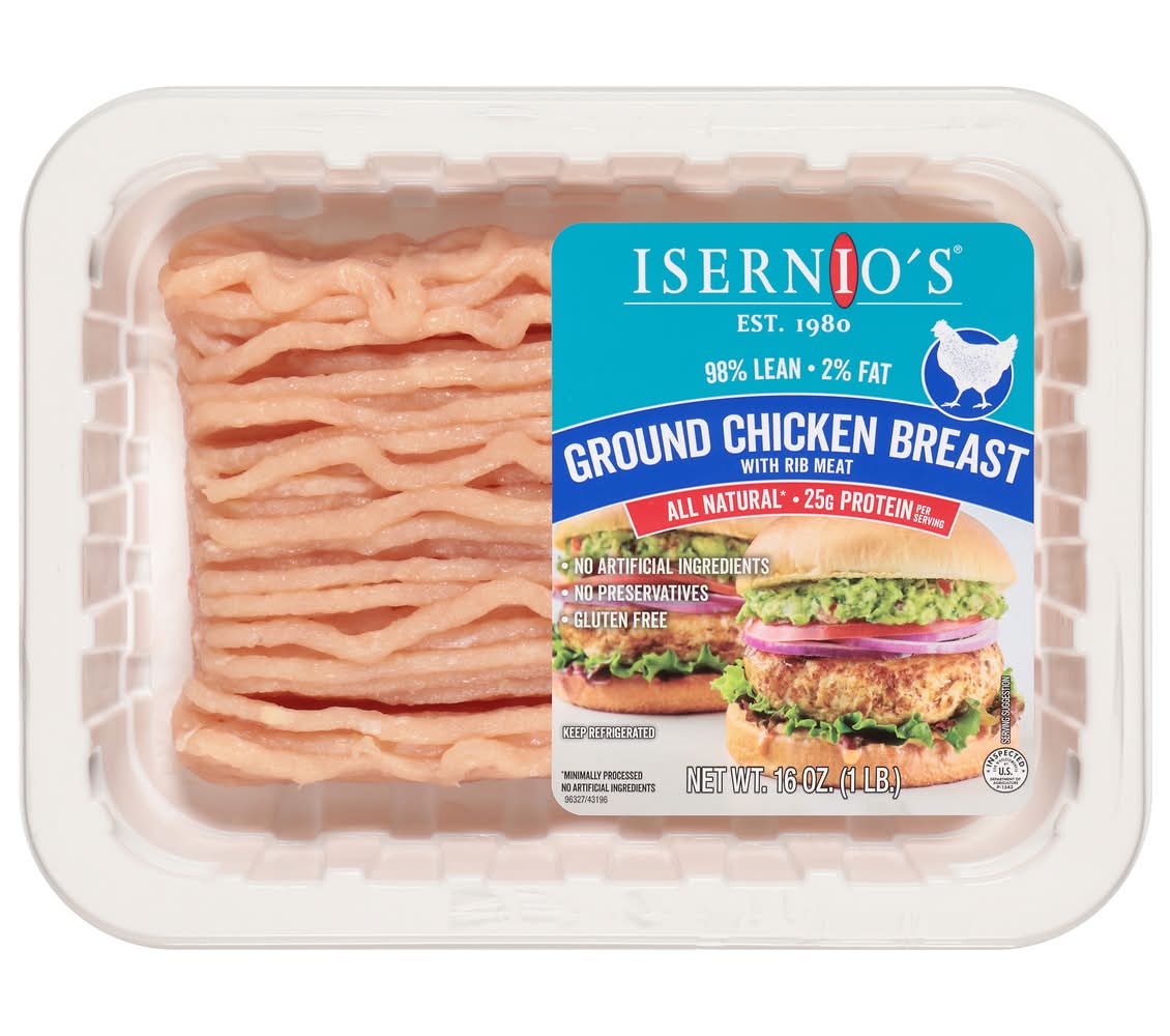 Isernio's Ground Chicken Breast (16 oz)