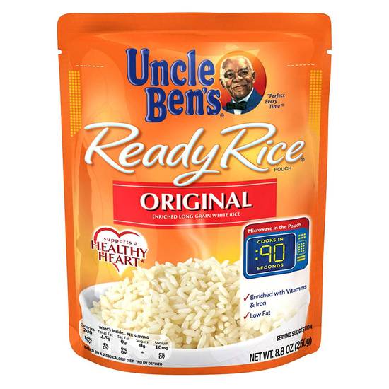 Order Ben's Ready Rice Original White Rice Mircowaveable Pouch 8.8oz food online from Everyday Needs by Gopuff store, Norfolk on bringmethat.com