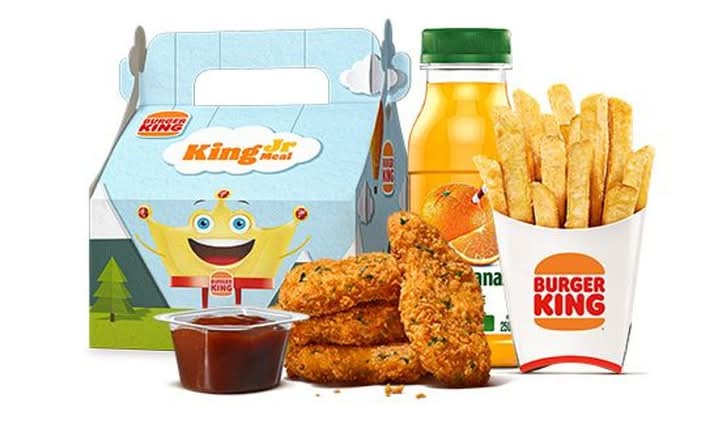Veggie Nuggets Menu King Jr. Meal