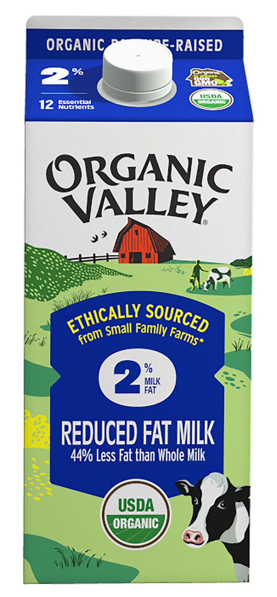 Organic Valley Reduced Fat Local Milk (1.89 L)