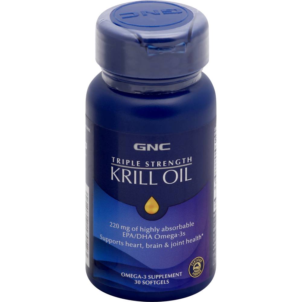 GNC Triple Strength Krill Oil (2.7 oz)