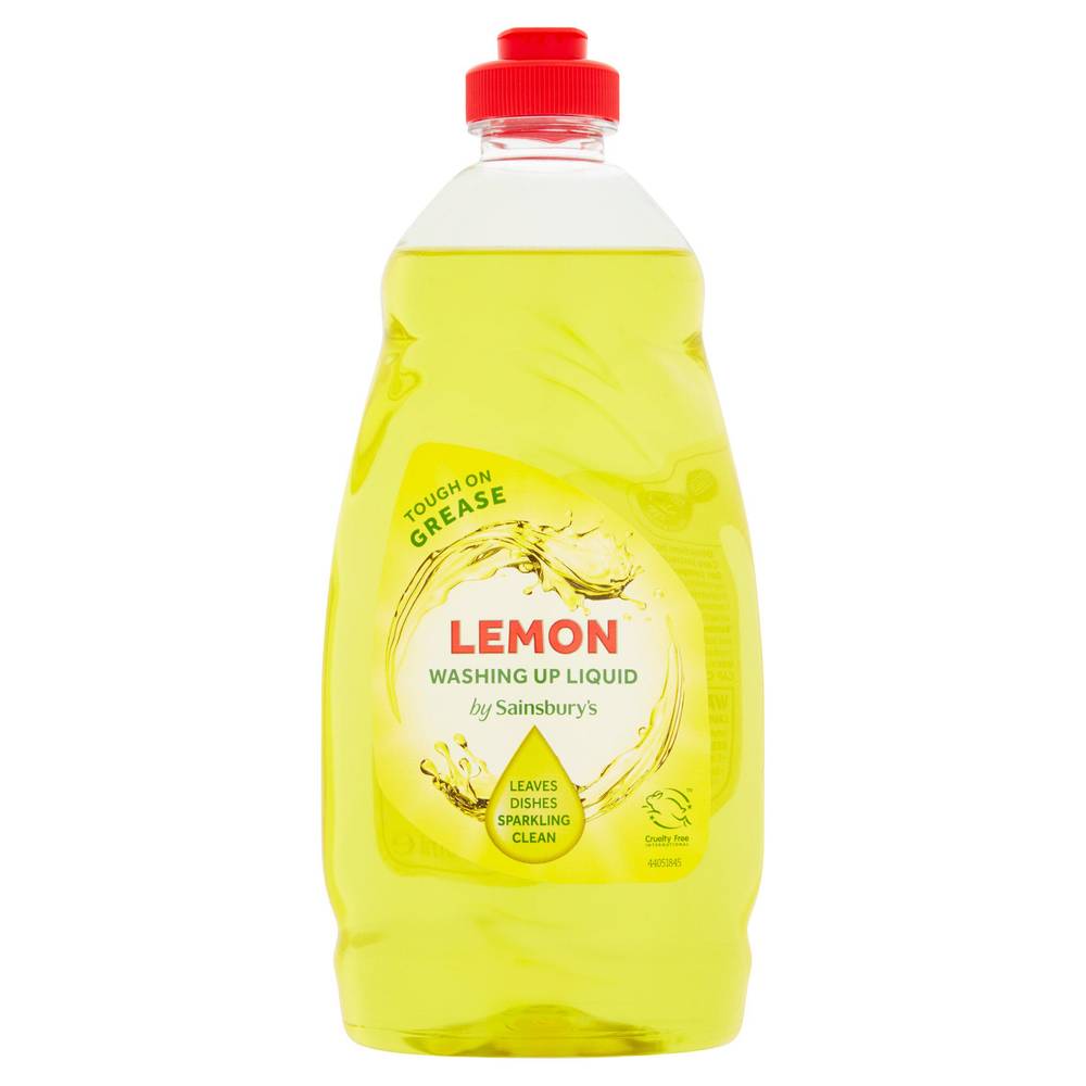 Sainsbury's Washing Up Liquid, Lemon 450ml
