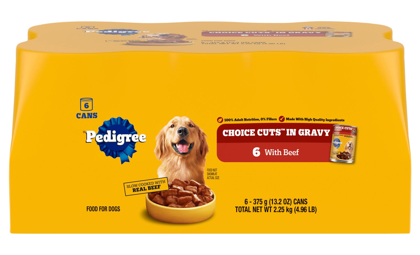 Pedigree Food For Adult Dogs (6 ct) (6 x 13.2 oz)