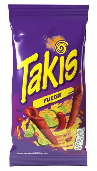 Takis Chilli-Lime, Fuego Tortilla Chips (100g)