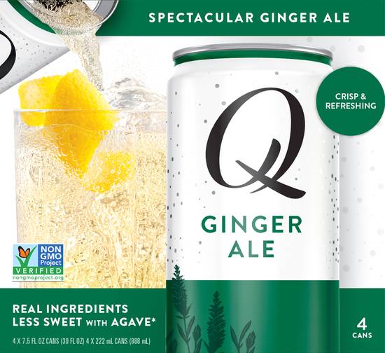 Q Mixers Spectacular Ginger Ale Mini (4 ct, 7.5 fl oz)