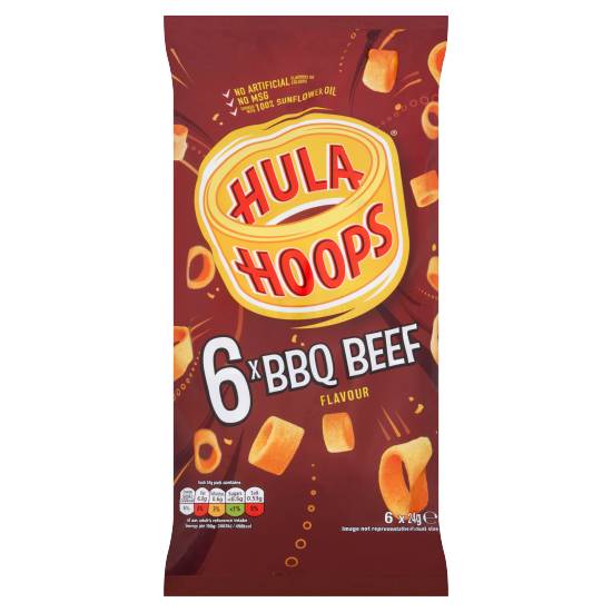 Hula Hoops Potato Ring Crisps (barbecue beef)