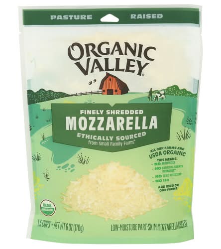 Organic Valley Organic Shredded Mozzarella Cheese