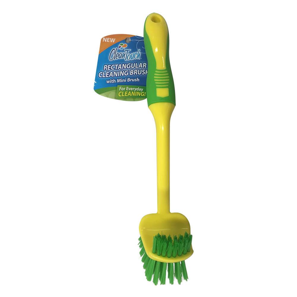 Clean Touch Rectangular Cleaning Brush with Mini Brush (1 ct)