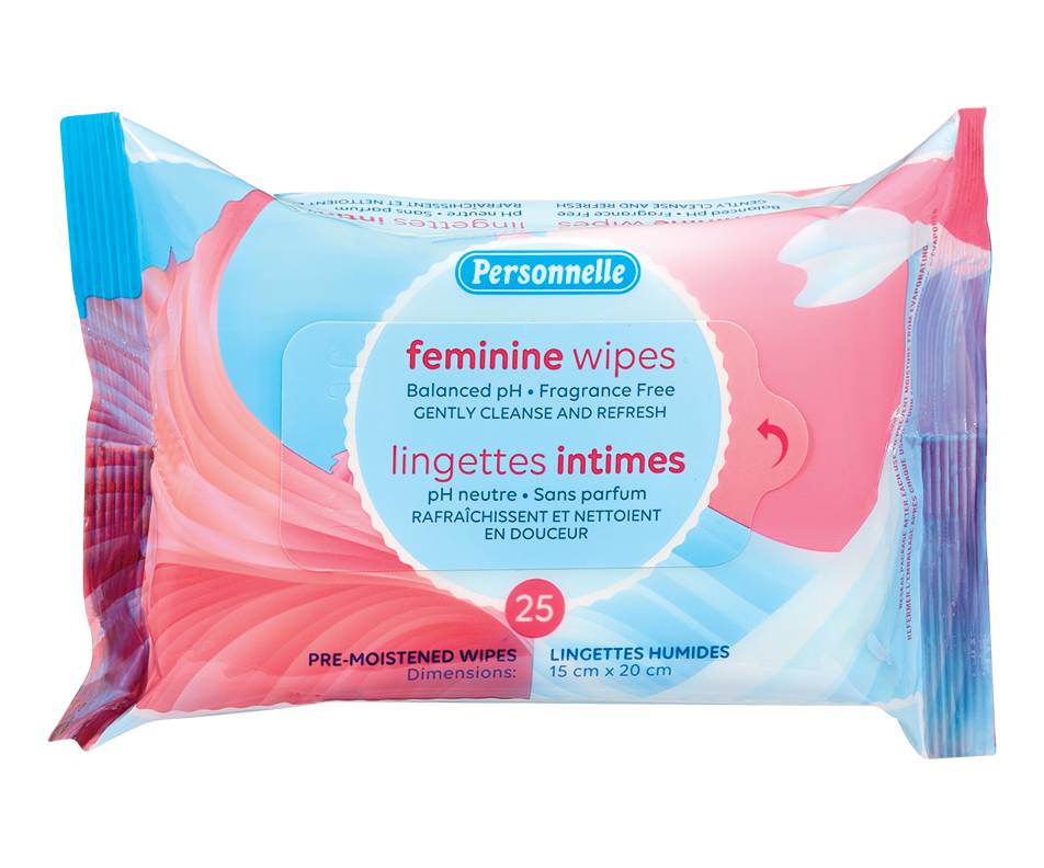 Personnelle lingettes intimes (25 unités) - feminine wipes (25 units)