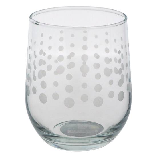 Chinet Cut Crystal 15 oz Stemless Wine Glasses - 24 count