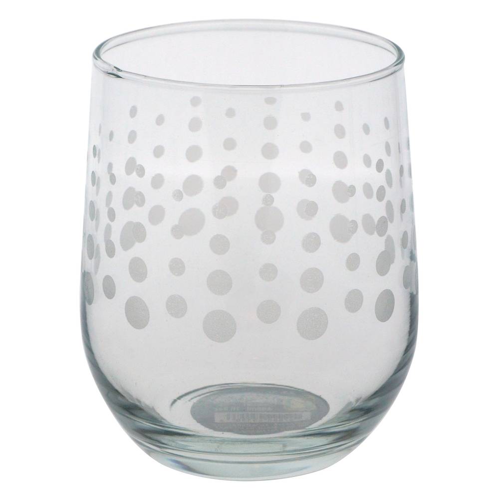 Gradient Dot Stemless Wine Glass