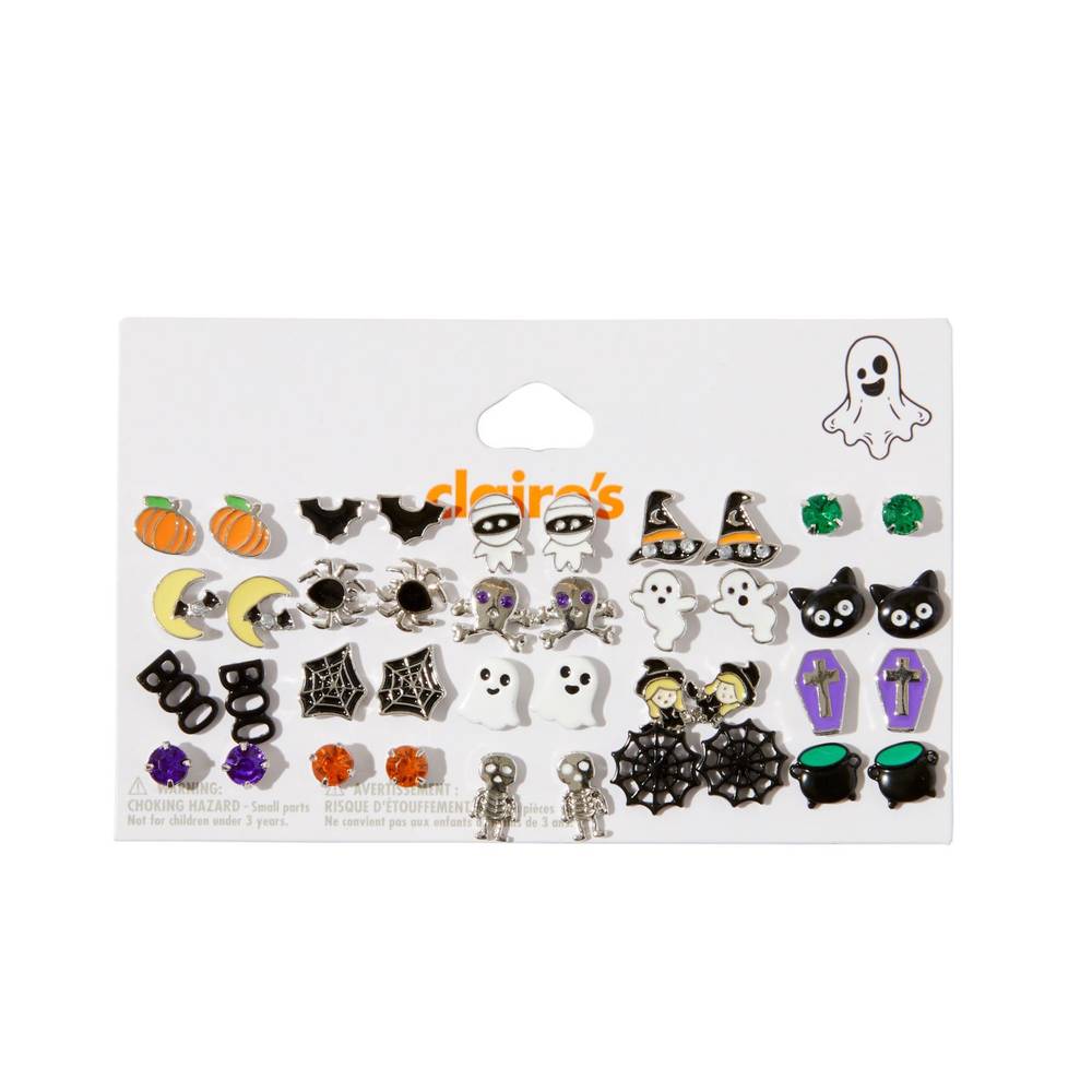 Claire'S Halloween Earrings, 20 Ct