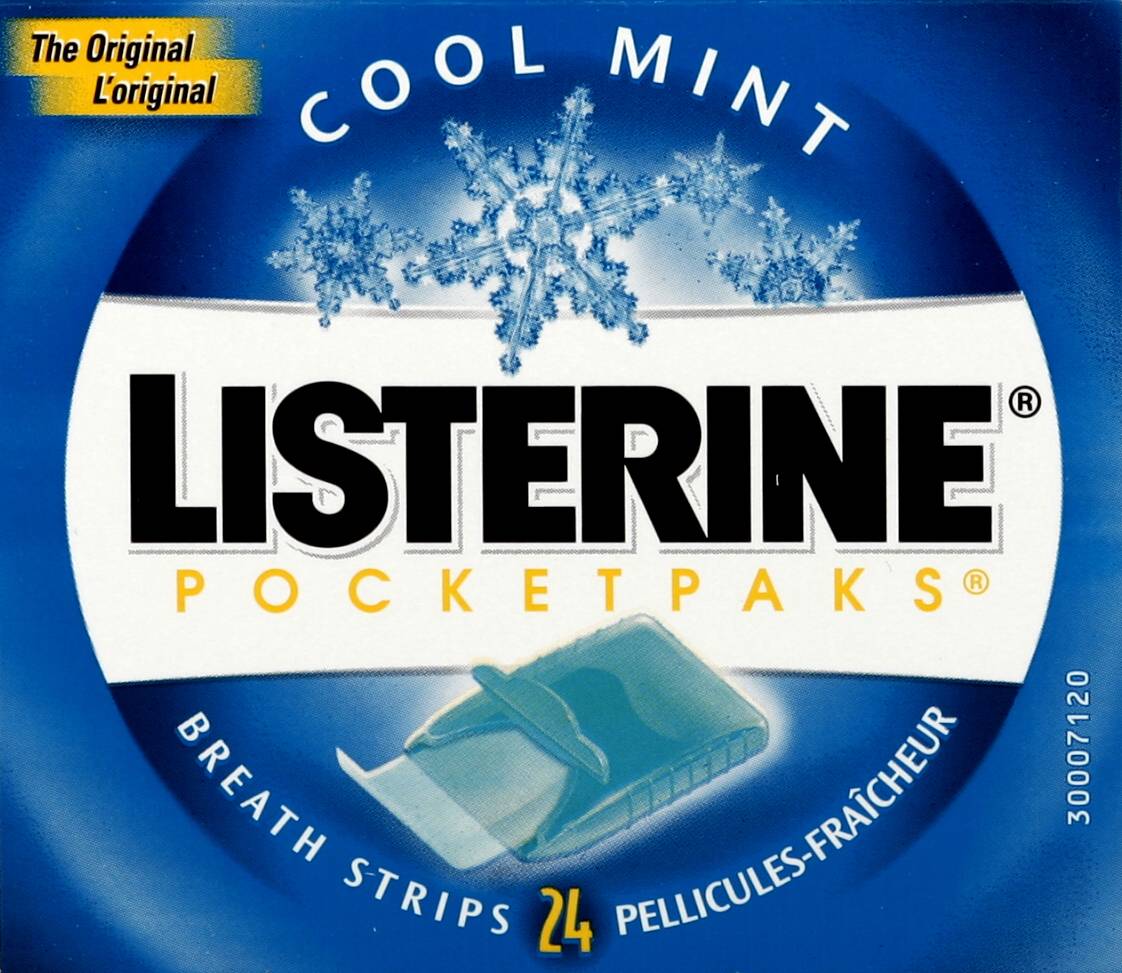 Listerine Pocketpaks Cool Mint Breath Strips