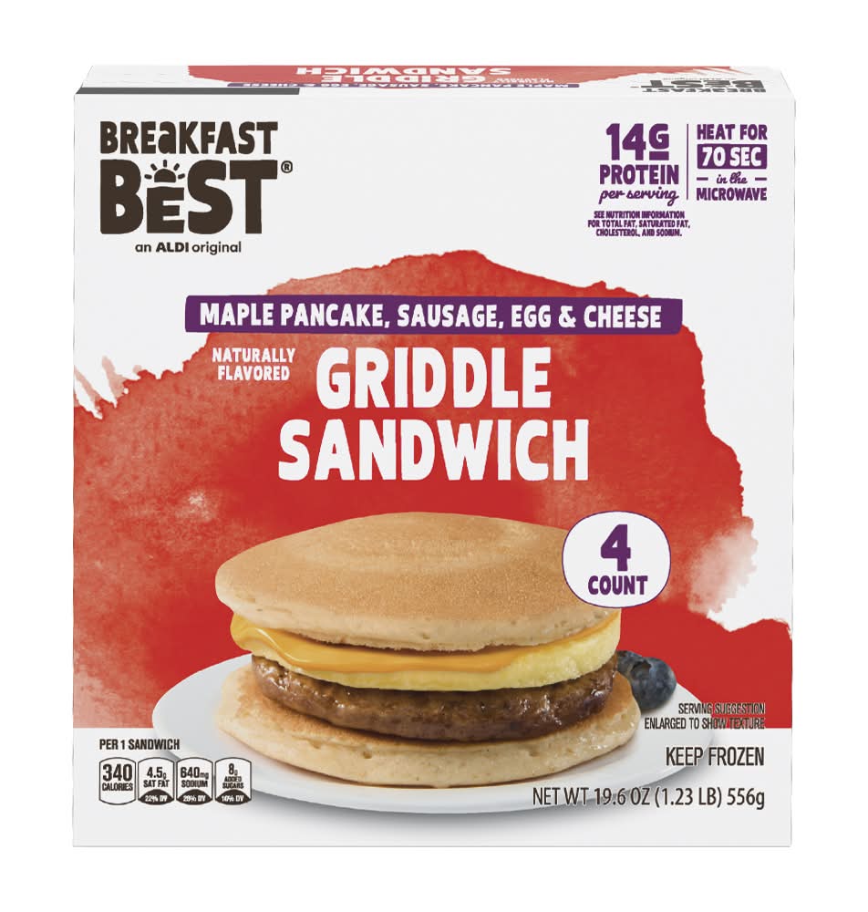 Breakfast Best Griddle Sandwiches
