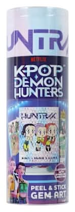 Netflix K-Pop Demon Hunters Peel & Stick Gem Art Set