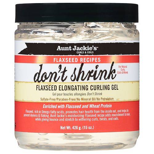 Aunt Jackie's Flaxseed Recipes Don't Shrink Elongating Curling Gel - 15.0 oz