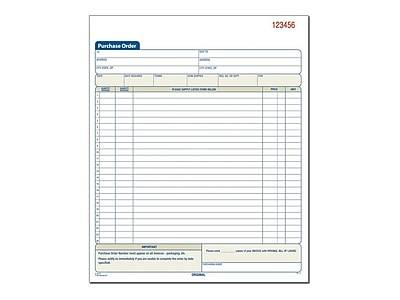 Adams 3-part Carbonless Purchase Order Book (50 ct)